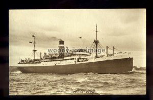 ca0204 - Ellerman Cargo Ship - City of Canterbury , built 1922 - postcard