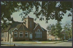 Delaware SEAFORD St. Johns Methodist Church, Pine & Poplar Sts. ~ Chrome