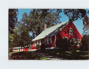 Postcard Red houses of the Cape Cod pattern, Cape Cod, Massachusetts
