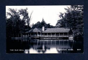 MA Old Mill Mohawk Trail WESTMINSTER MASS Real Photo PC Postcard