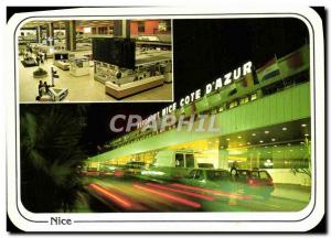 Postcard Modern Nice Riviera Cote D & # 39Azur L & # 39aeroport Night