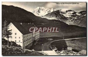 Old Postcard Switzerland Simplon Hospice