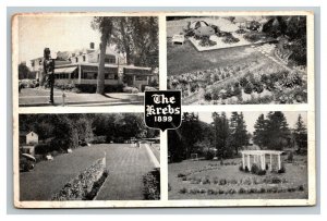 Vintage 1920's Advertising Postcard The Krebs Restaurant Skaneateles New York