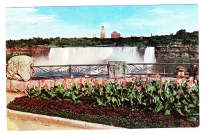 American Falls from Victoria Park, Niagara Falls, Ontario, Used 1957 New York