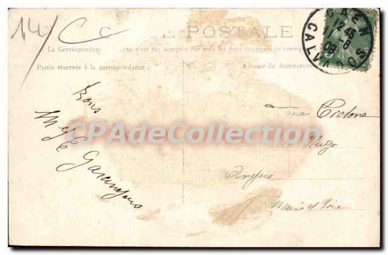 Old Postcard Caen Boulevard Bertrand