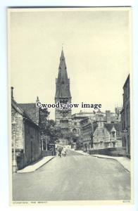 tq0296 - Lincs - The Bridge, Church, and Anchor Hotel, in Stamford - postcard