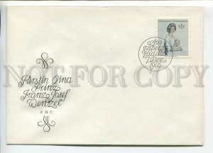 445837 Liechtenstein 1965 year FDC Princess Gina