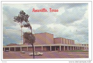 Exterior, Civic Center, Amarillo, Texas, 40-60s