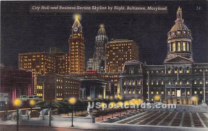 City Hall & Business Section in Baltimore, Maryland