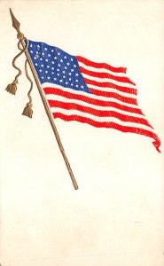 American Flag Writing on Back 