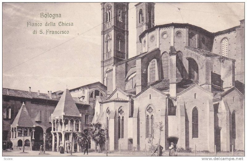 Fianco Della Chiesa Di S. Francesco, Bologna (Emilia Romagna), Italy, 00-10s