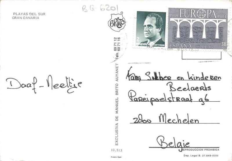 BG6201 playas del sur gran canaria  spain