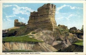 Castle Rock - Bad Lands, South Dakota SD Postcard