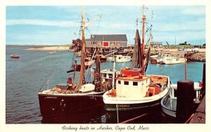 Fishing Boats in Harbor Cape Cod, Massachusetts  