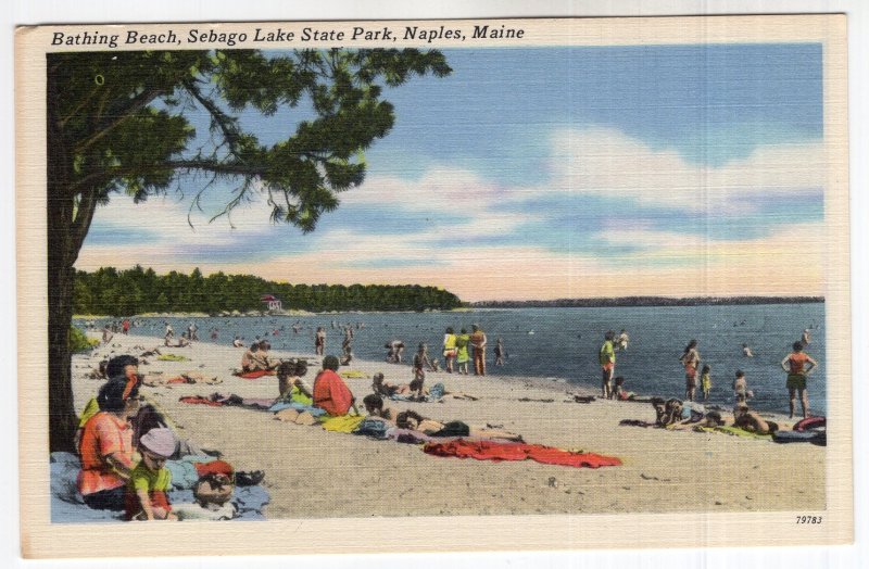 Naples, Maine, Bathing Beach, Sebago Lake State Park