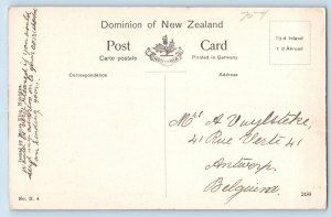 Hokitika New Zealand Postcard Lands & Survey Department c1910 Posted