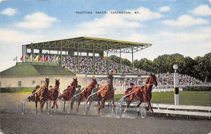 Trotting Tracks Lexington, Kentucky USA Horse Racing Unused 