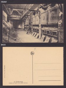 BELGIUM, Vintage postcard, Le Charbonnage (Coaling)