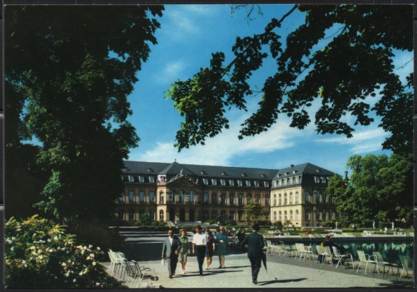 Post Card Stuttgart Germany  Neues Schloss