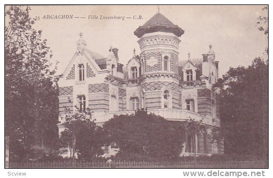 ARCACHON, Gironde, France, 1900-1910´s; Villa Luxembourg