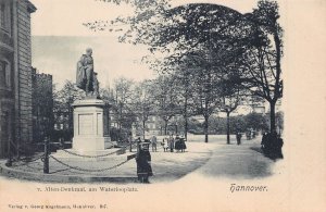 HANNOVER GERMANY~ALTEN DENKMAL am WATERLOOPLATZ~1900 G KUGLEMANN PHOTO POSTCARD