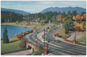 Entrance To Stanley Park (Causeway), Vancouver, British Columbia, Canada, 194...