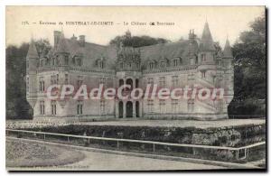 Old Postcard Around The Chateau Fontenay le Comte Bourneau