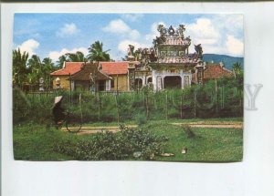 473251 South Vietnam Ancient temple Germany military mail Postage Paid RPPC