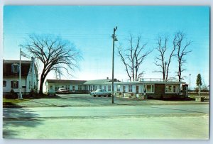 Burlington Ontario Canada CA Postcard Ascot Motel Lake Exterior Building c1960