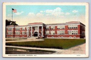 J92/ Gadsden Alabama Postcard c1920s High School Building  276