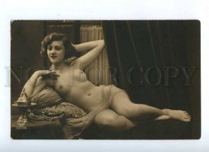 187653 NUDE Woman jewelry HAREM Vintage PHOTO PC Paris #2224