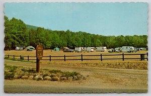 Mt Battie Camp Grounds Camden Maine Postcard A37