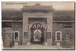 Old Postcard Between Fort Charenton 32nd infantry regiment of Army