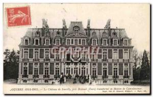 Old Postcard War Chateau de Souvilly near Breteuil convalescent home