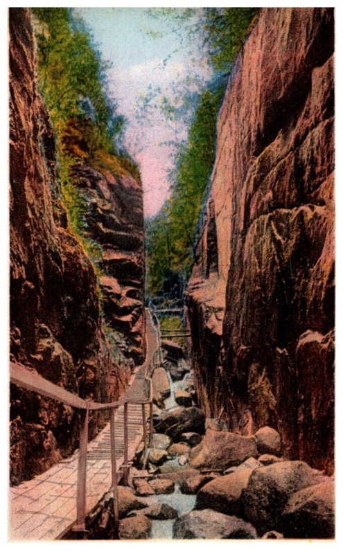 New Hampshire White Mtns  Franconia Notch The Flume