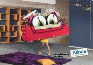 Alinea Furniture & Decor Advertising Postcard France