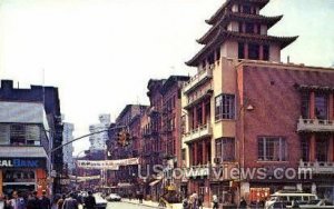 Mott Street, Chinatown in New York City, New York