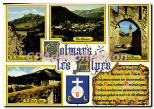 Postcard Old Colmars les Alpes de Haute Provence
