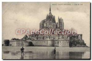 Old Postcard Mont St Michel The East Coast