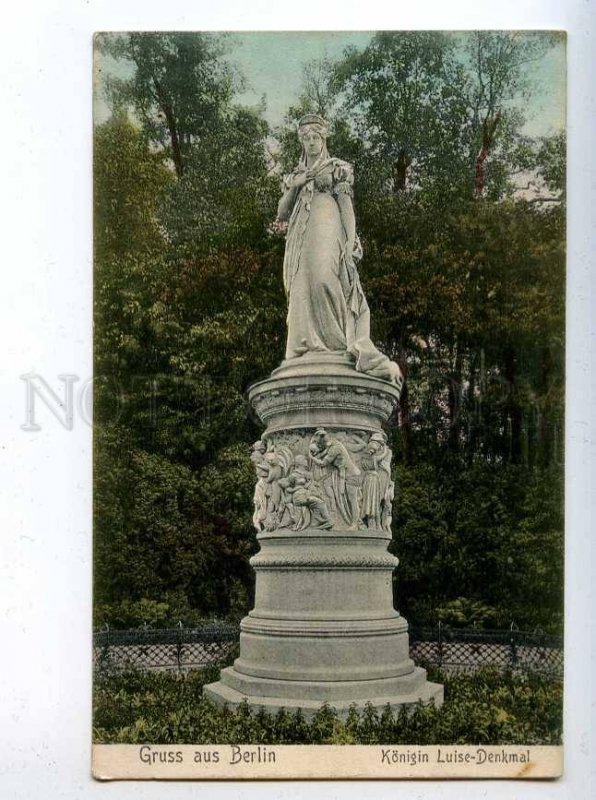 206590 GERMANY Gruss aus BERLIN Konigin Luise Vintage postcard