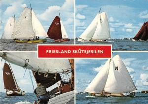 B98755 friesland skutsjesilen netherlands  ship bateaux