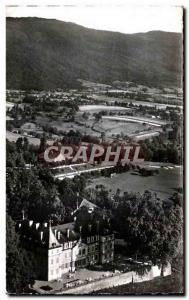 Old Postcard Divonne les Bains Le Chateau aerial view