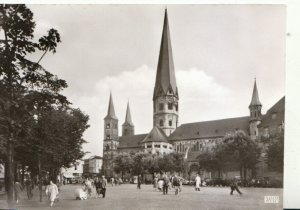 Germany Postcard - Bonn - Munsterplatz Mit Munster - Ref TZ5167