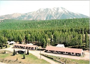 West Glacier, MT Montana  VISTA MOTEL  Roadside~Hiway 2  4X6 Postcard