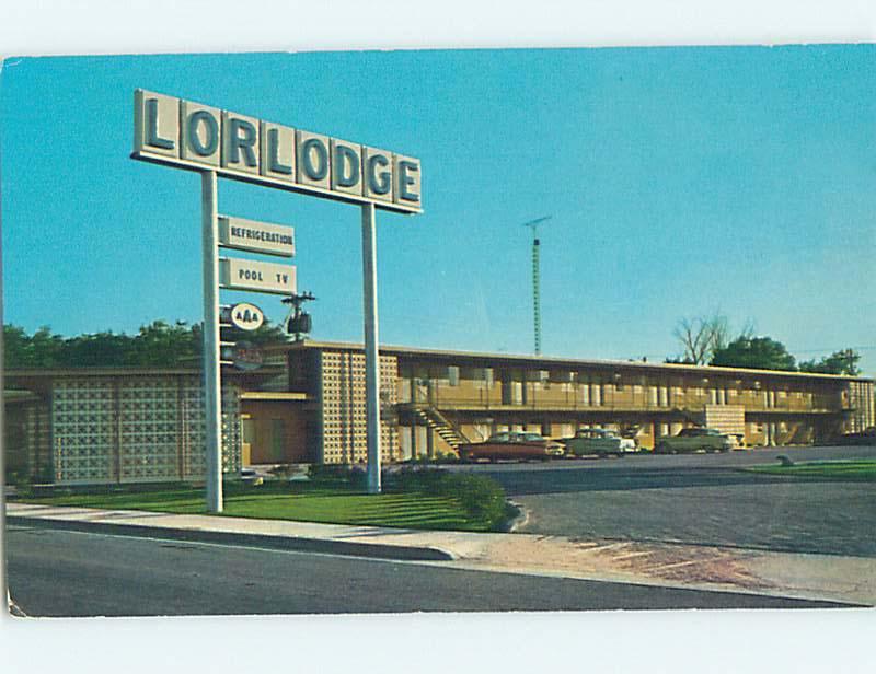 Unused Pre-1980 CARLSBAD LORLODGE MOTEL Carlsbad New Mexico NM J6796