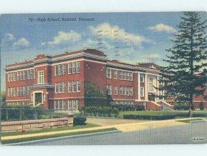 Pre-Chrome HIGH SCHOOL SCENE Rutland Vermont VT AG6715