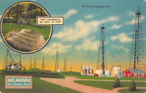 First Commercial Oil Well In State Oil Field - Oklahoma City, Oklahoma OK