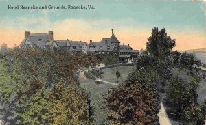 Hotel Roanoke and Grounds Roanoke Virginia 1910c postcard