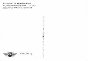 Galerie Mini, Mini Vous Attendent  