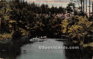 Pine Island Park in Goffs Falls, New Hampshire